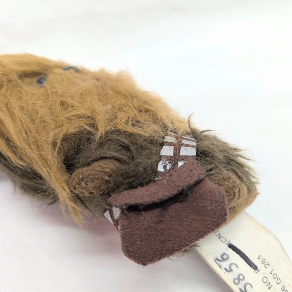 VINTAGE | Star Wars Chewbacca Plush Key Chain Toy - Picture 3 of 6